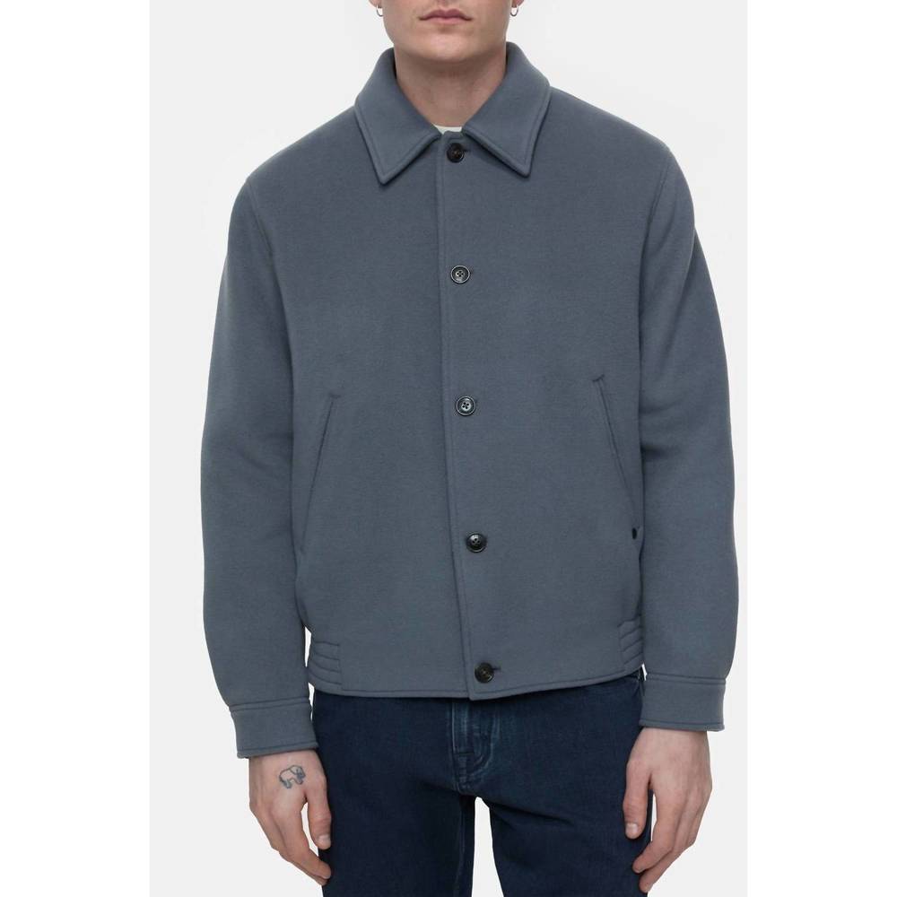 NEW CLOSED blouson in virgin wool mix in washed stone